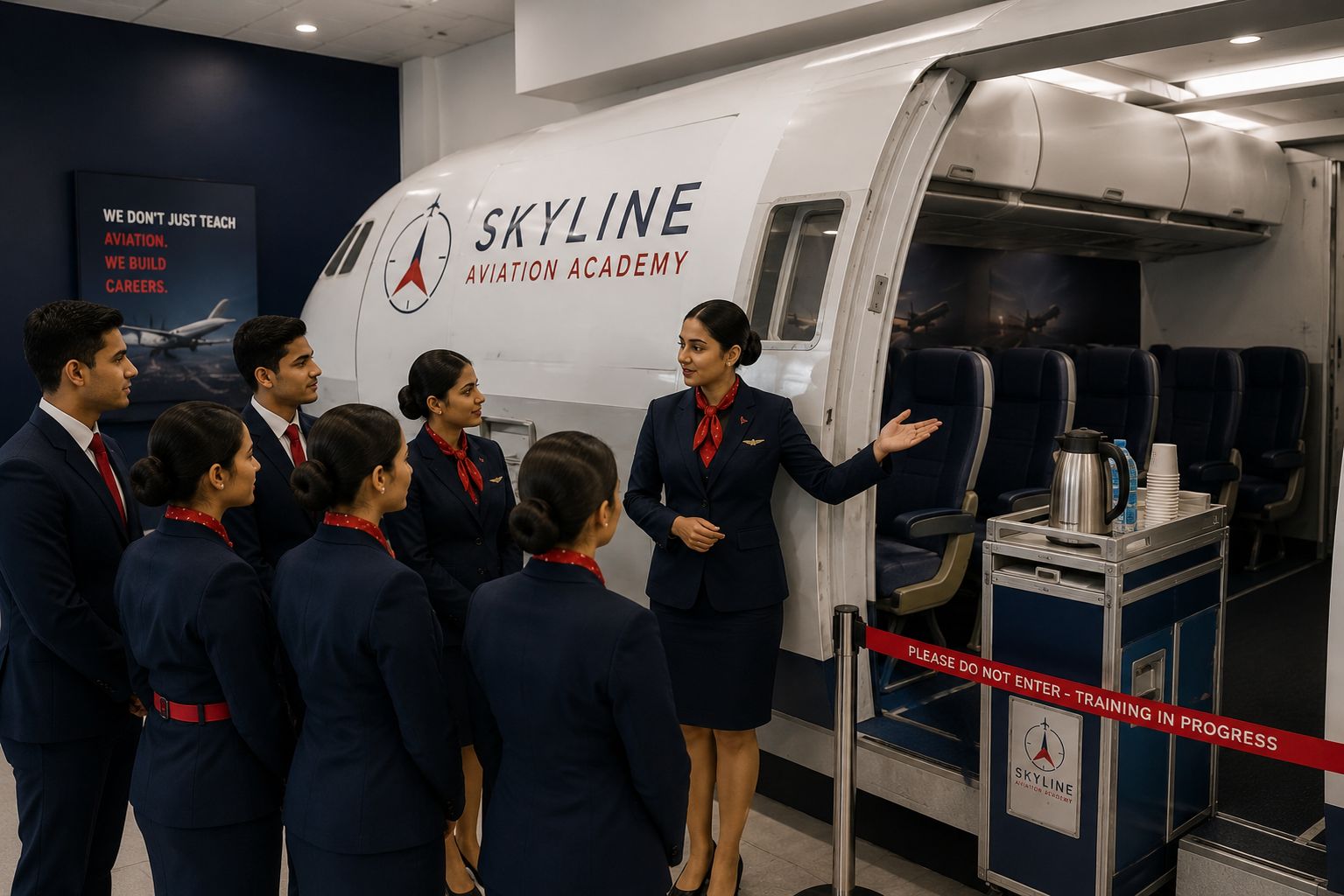 Skyline Academy cabin mock-up training